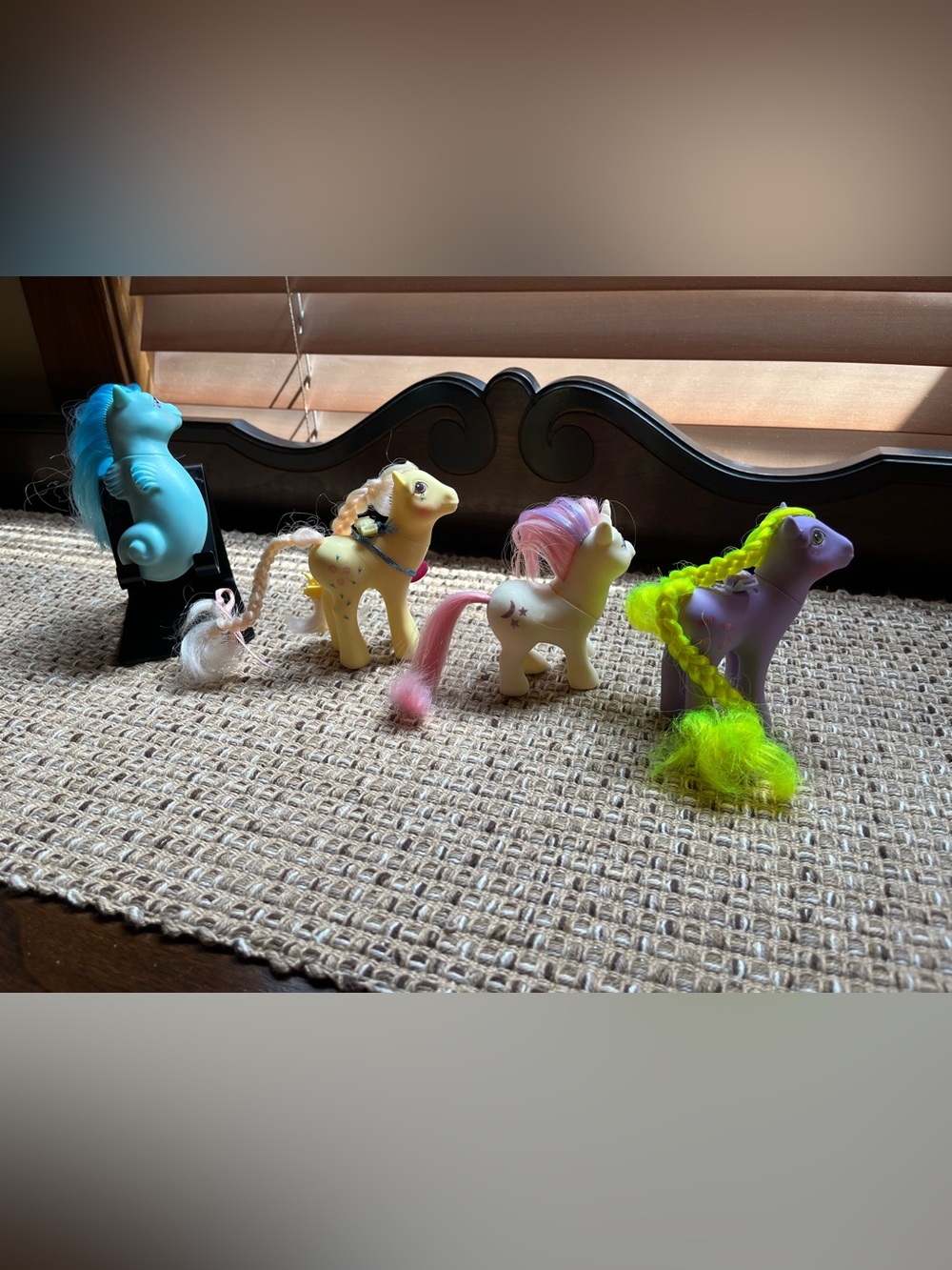 Vintage My Little Pony Lot Beachcomer Rosedust Moondancer Yum Yum Flutter